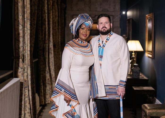 Dr Sithandazile Masuku in traditional Ndebele attire